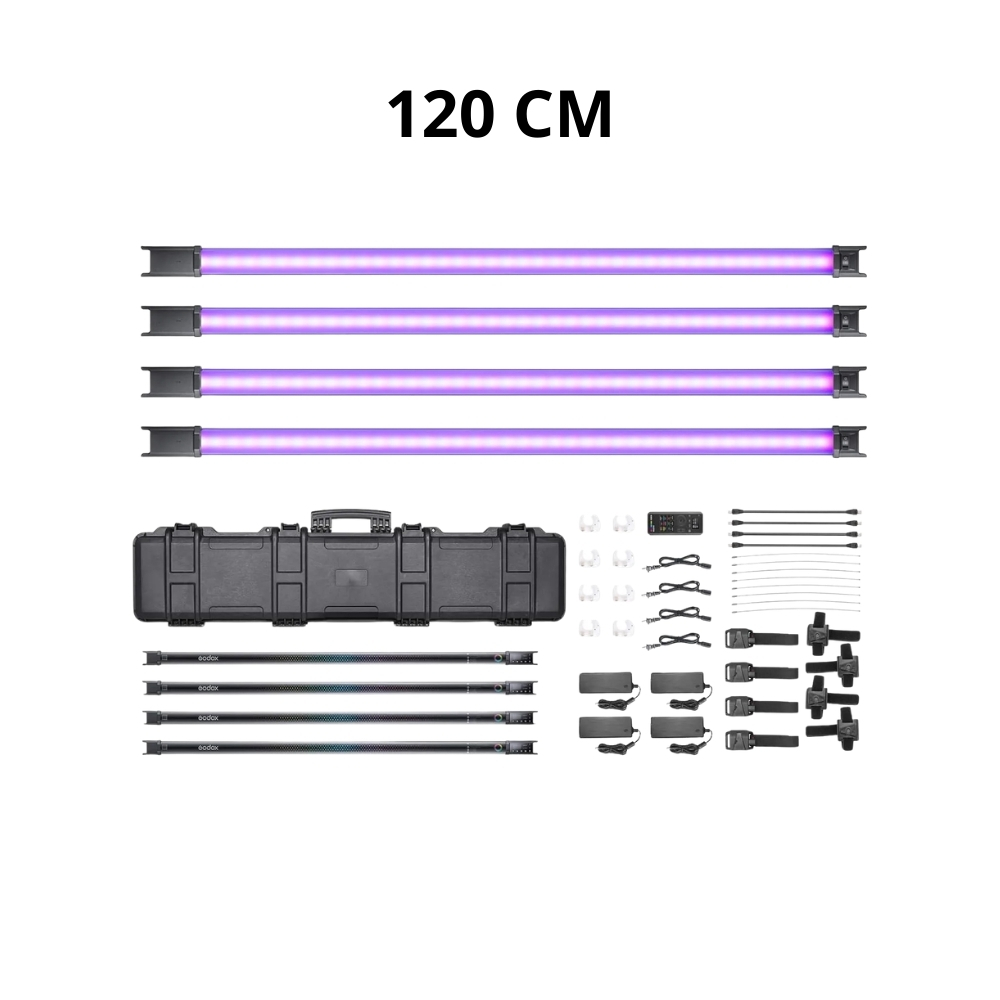 Tube LED Godox TL120 K4 KIT(RGB)