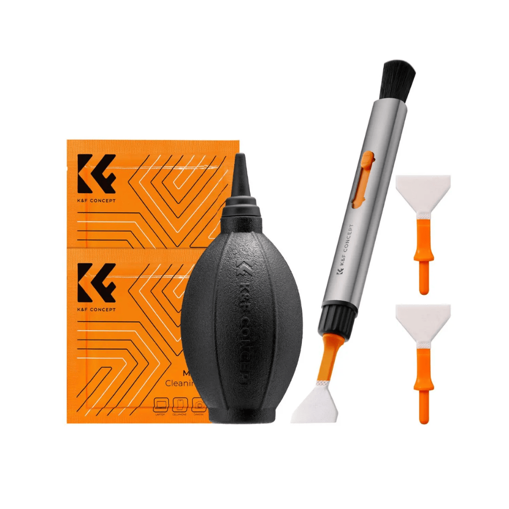 K&F Concept Camera Cleaning Kit, 6 in 1 with Vacuum Cleaning Cloth
