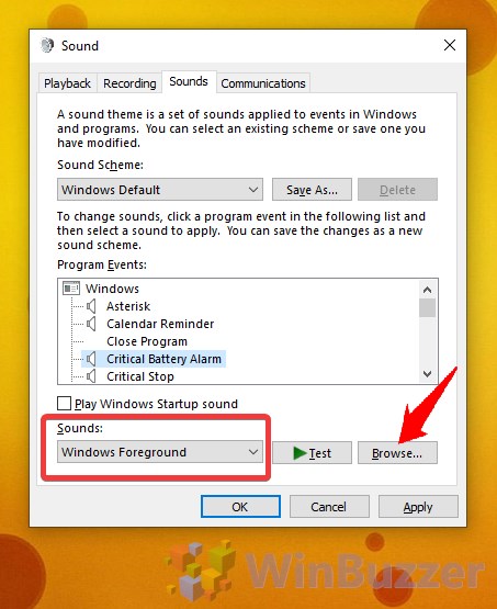 Windows 10 How To Change Or Turn Off System Sounds