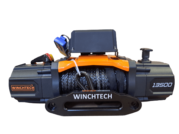 Winchtech PRO 6100KG 7.0PK elektrische lier 12v met touw