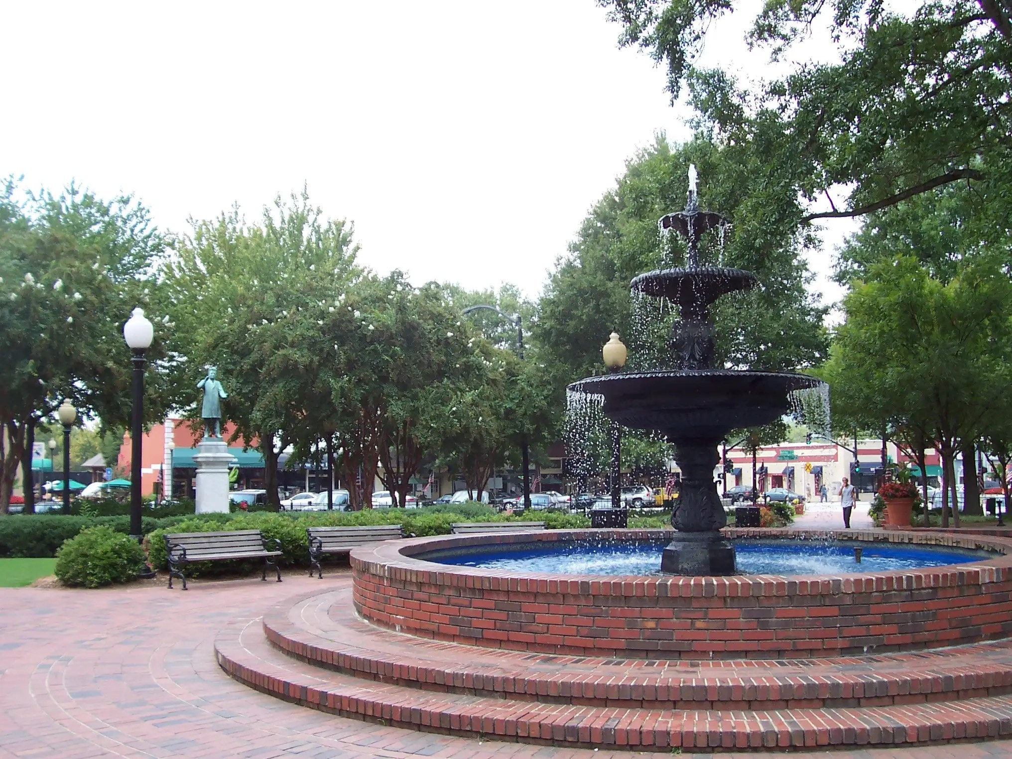 Professional exterior pressure washing and property maintenance near the historic Marietta GA Square