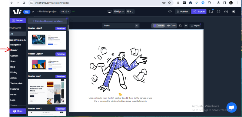 Blogstream Template Wind - Creative Mobile Nature Arts | Free Download