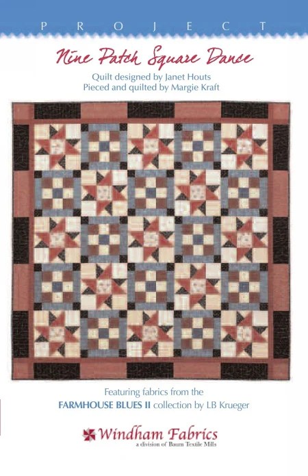 Exploding Nine Patch Qe8 Windham Fabrics - Space Textures - Premium 8K Collection