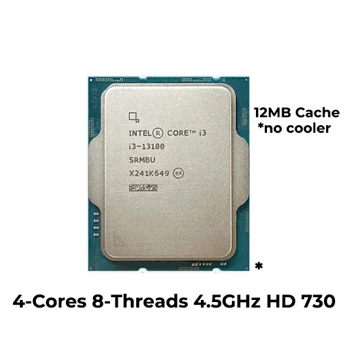 Intel Core i3 13100 (13th Gen) with Intel Cooler - WIND NET Computers