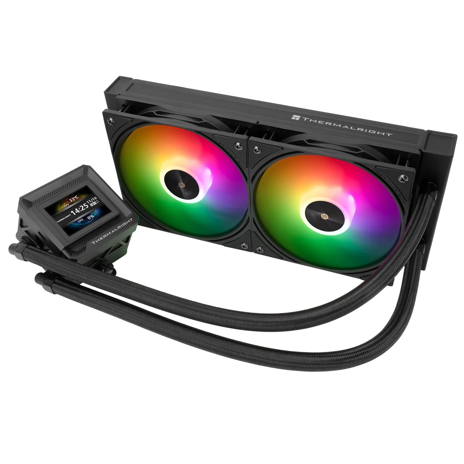 PC用ファン・クーラー Thermalright FROZEN WARFRAME SE Frozen Warframe 360 SE ARGB BLACK V2 – Thermalright