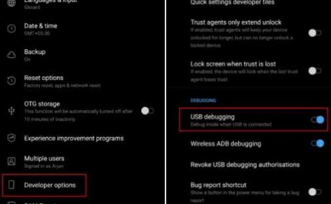 How To Enable Developer Options And USB Debugging In Android - WinDOSPC