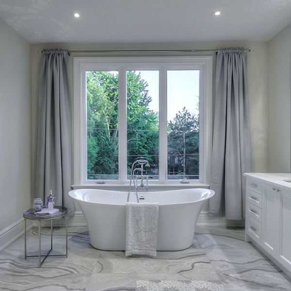 25 modern bathroom window ideas