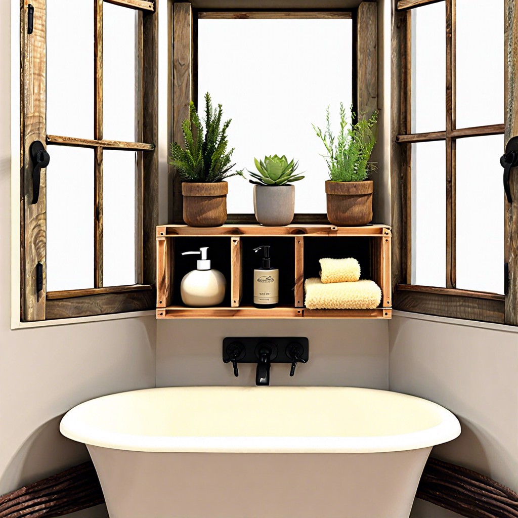 15 bathroom window shelf ideas to elevate your space