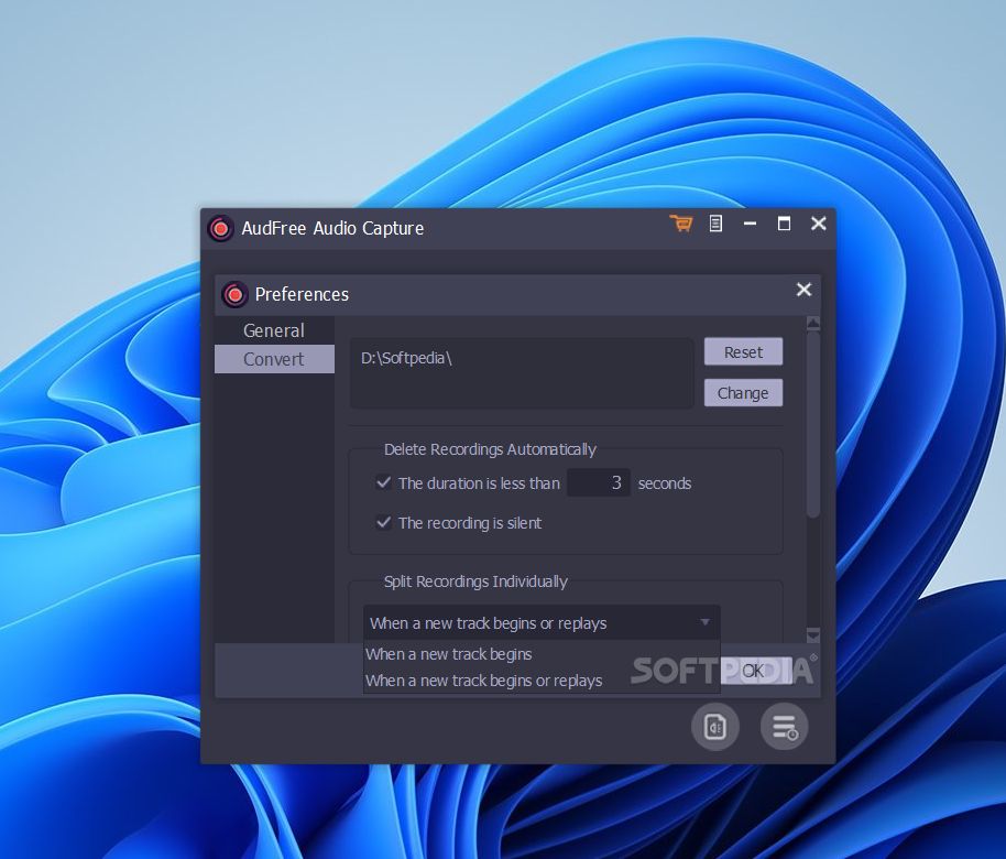 Audfree audio capture