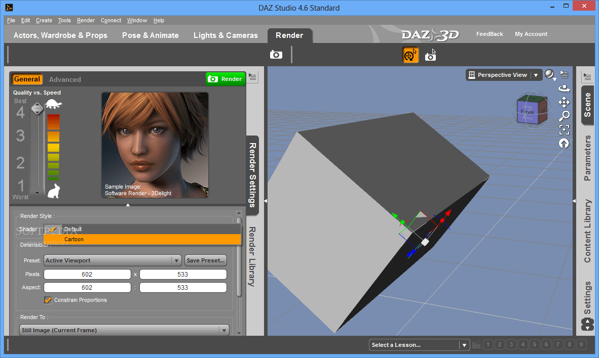 So you want to be a manga artist? Download DAZ Studio Standard 4.12.0.86 / 4.12.1.55 Beta