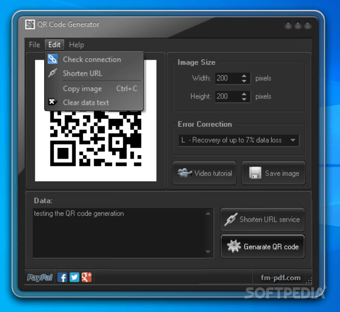 Dengan timing pattern, scanner qr code mampu mengetahui seberapa besar matriks data yang dimuat. Download Qr Code Generator 1 2