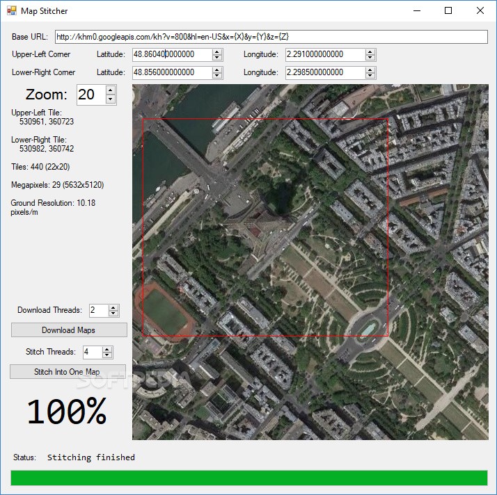 Map Stitcher Download Softpedia MapStitcher 1 