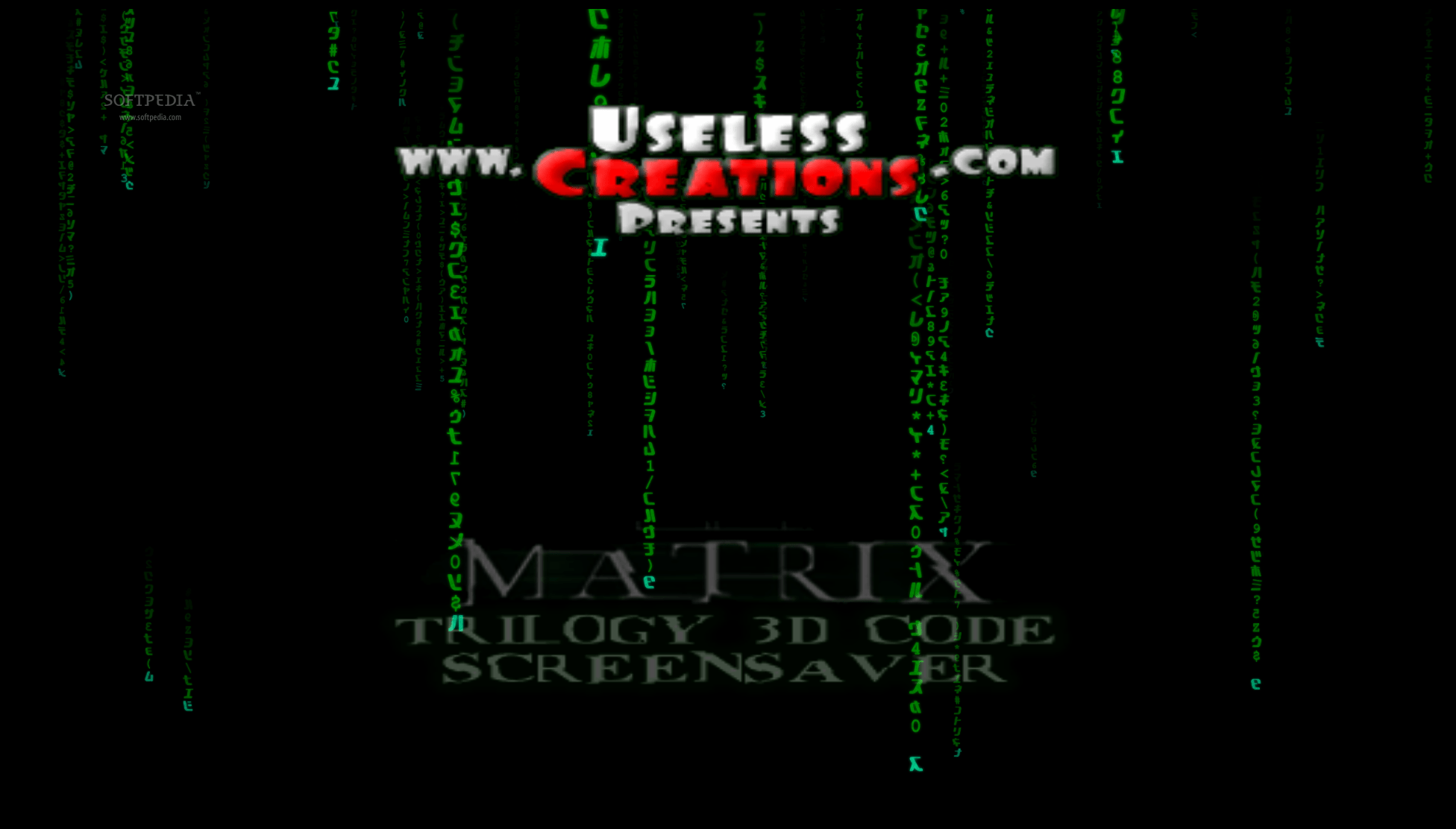 Download Matrix Trilogy 3d Code Screensaver 3 4