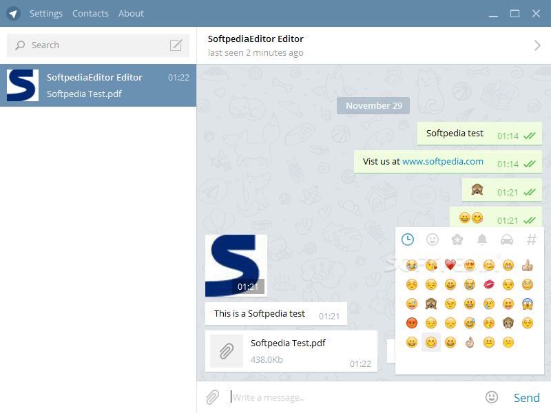 Learn why people use it and how it's safer than other video group calling options. Download Telegram Desktop 2.9.0