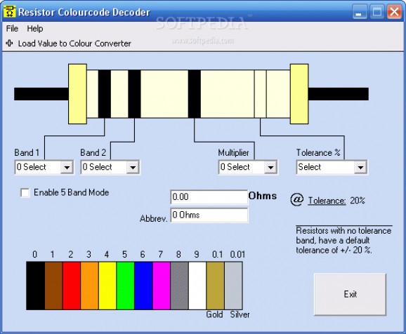 Resistor Colour Code Solver Download Softpedia - Desktop Light Arts for Desktop