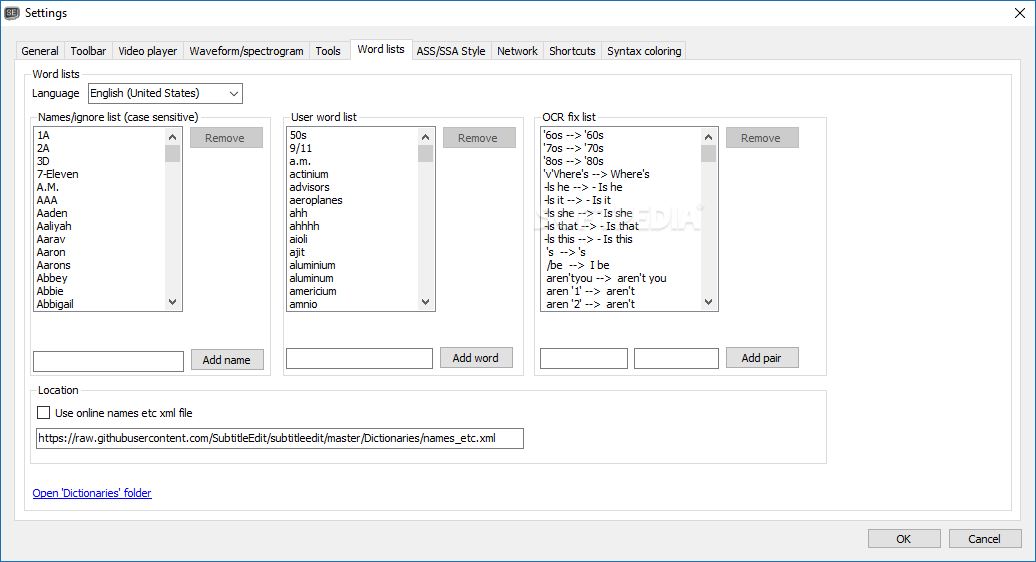 Edit and convert srt files. Download Subtitle Edit Portable 3 6 2