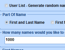 Select your wanted option and press “generate”, . Download Generate Random Japanese Names Software 7 0