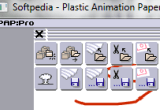 Plastic animation paper
