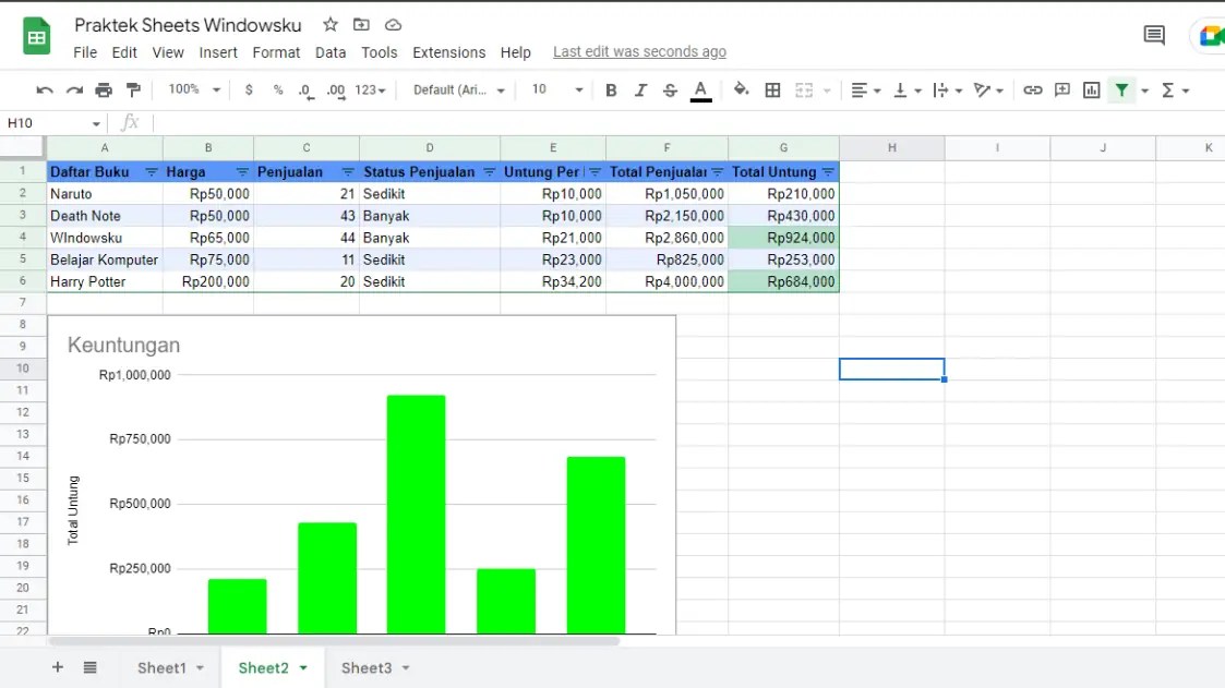 Cara Belajar Google Sheets Cepat Header