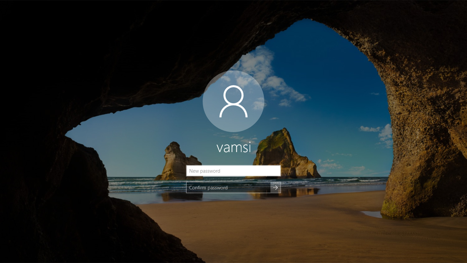 Reset windows password