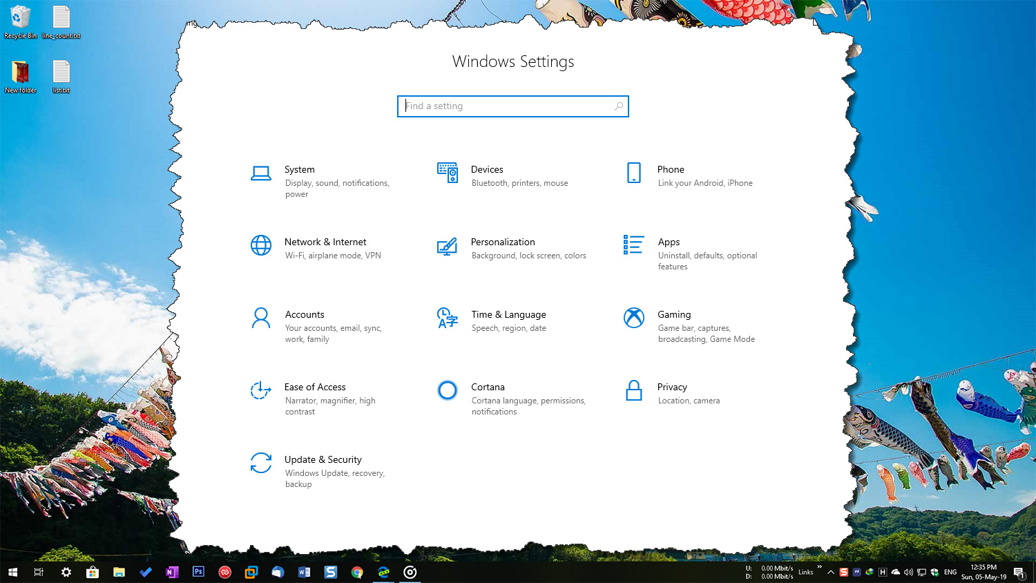 Disable windows 10 pc settings app