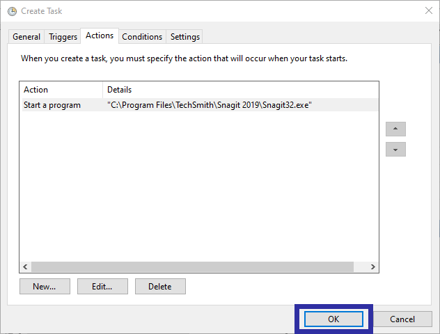 click ok