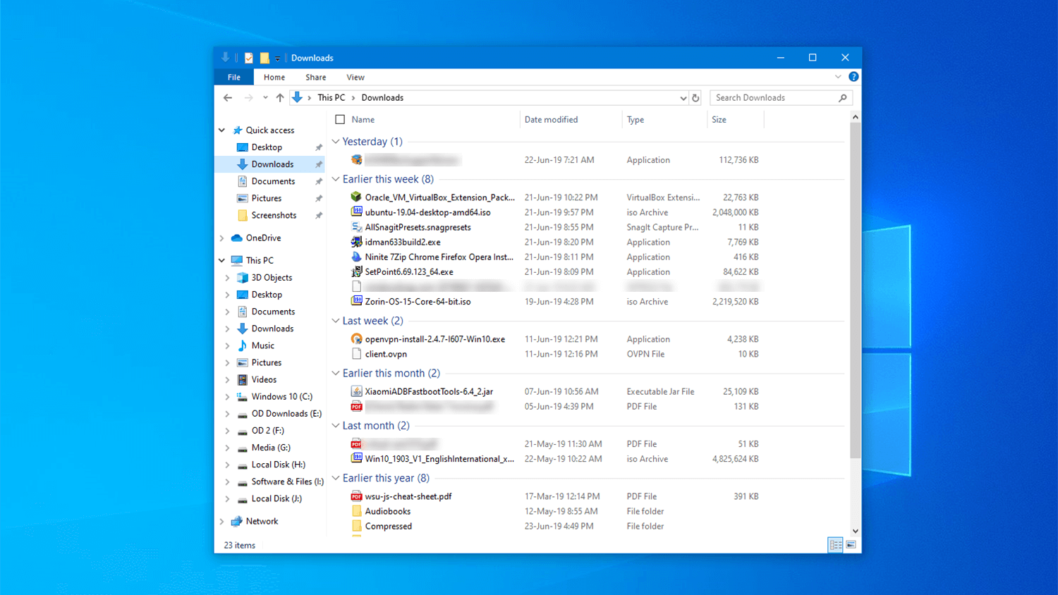 How to Disable Files 'Grouped by Date' in File Explorer