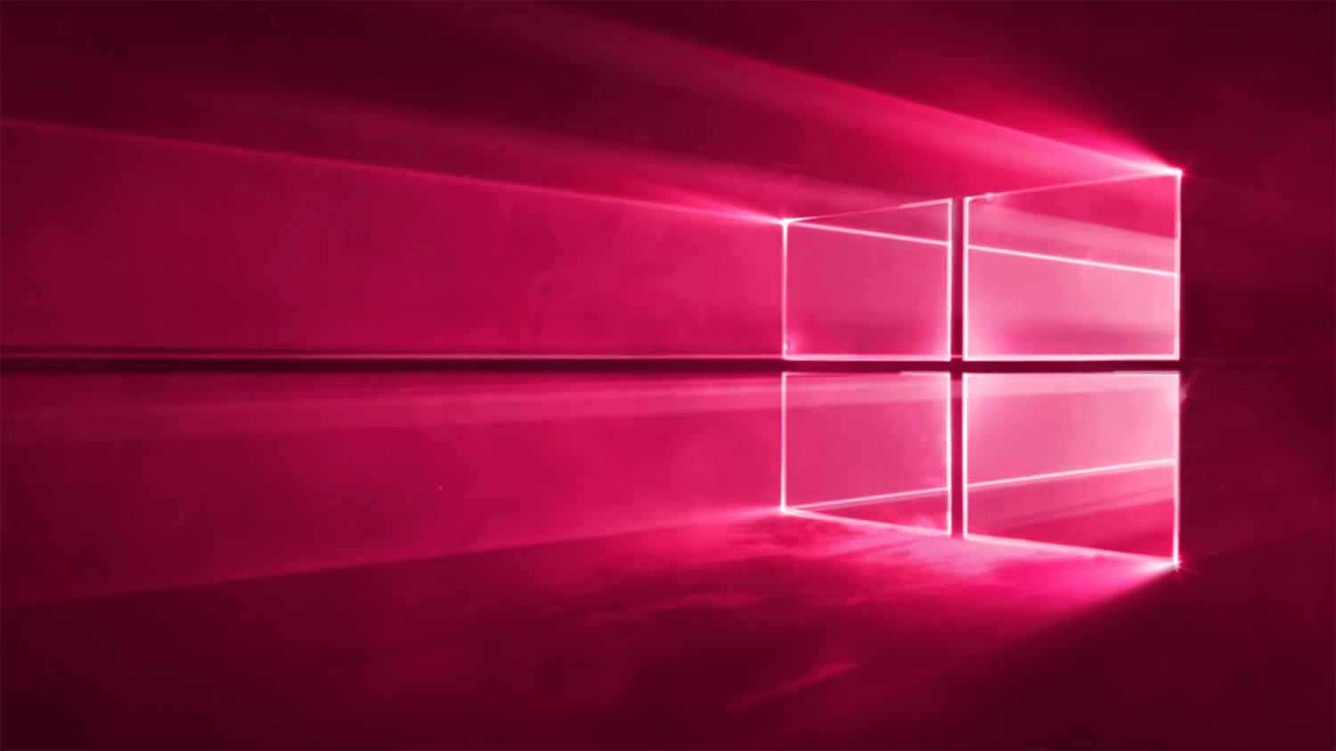 Windows 10 red wallpaper