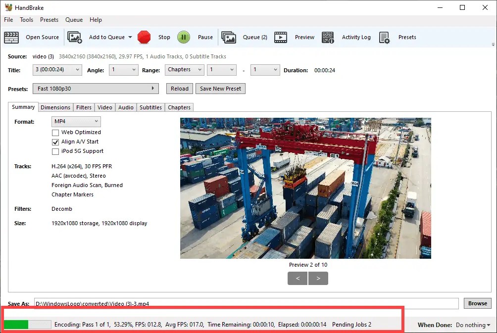 How to Batch Convert Multiple Files in HandBrake in Windows