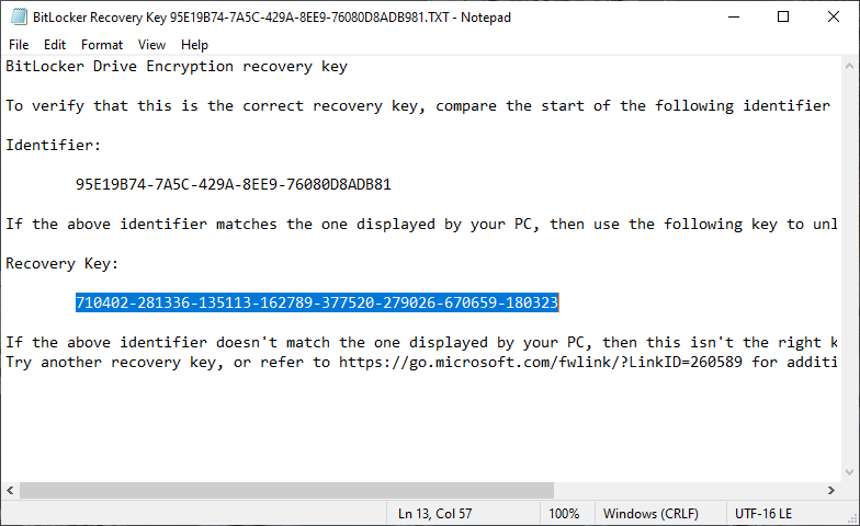 How to Backup BitLocker Recovery Key in Windows 10 & 11
