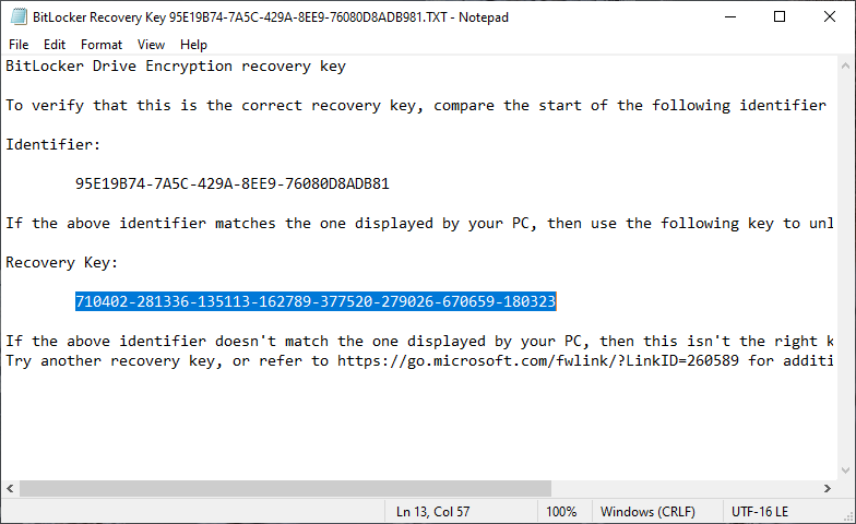 Backup-bitlocker-recovery-key-windows-key-in-file