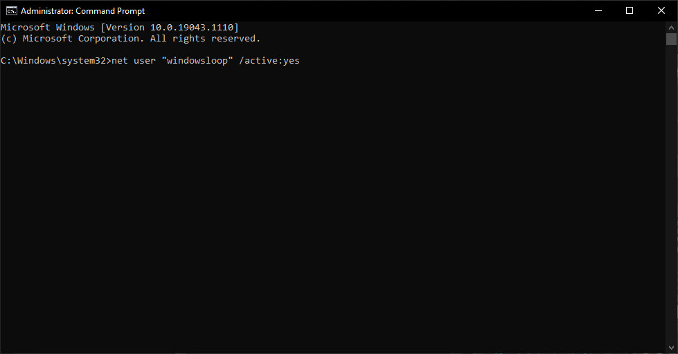 Fix Your Account Has Been Disabled, Please See Your System Administrator