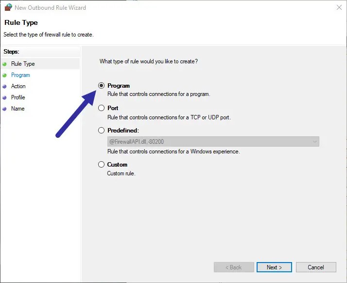 select program