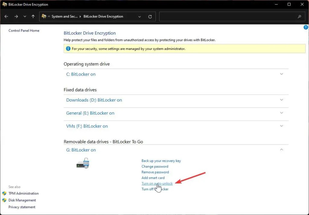 How to Auto Unlock BitLocker Drive in Windows 10 & 11