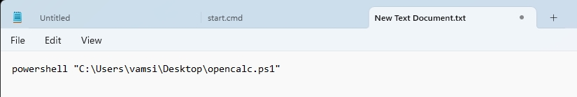 add command to start PowerShell script at startup