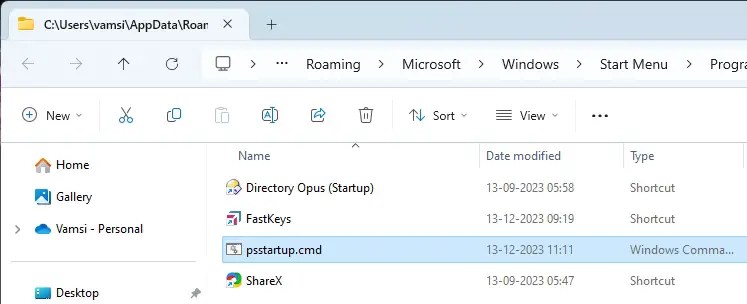 rename the text file to cmd file