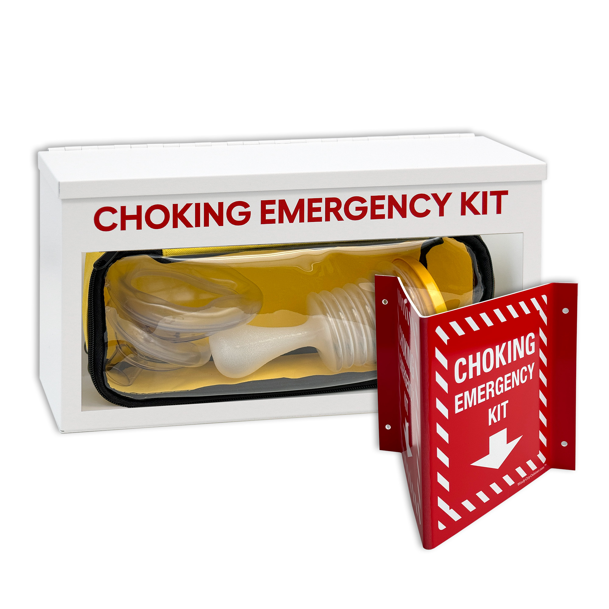 Choking Emergency Kit Cabinet for LifeVac and ArixMed Anti-Choking