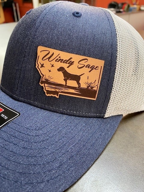 WSPP Leather Patch Hat – Windy Sage 