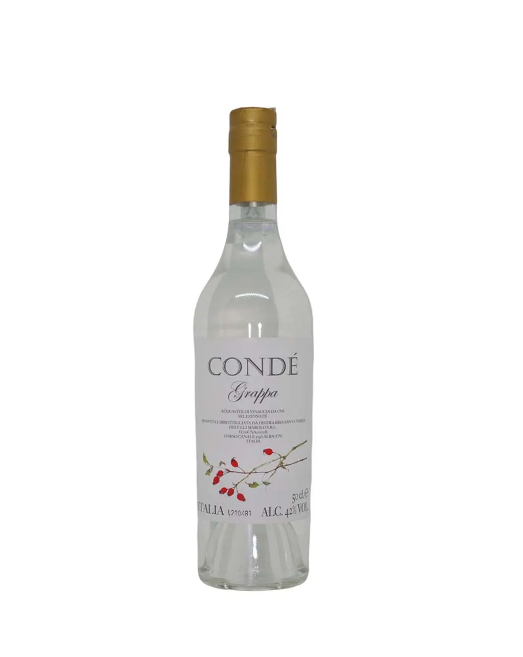 Grappa Bianca, Condé