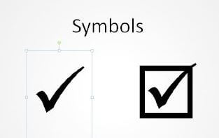 Myticks = 1, 3, 8. Wingdings Checkmark Or Tick Box Symbol History And Ascii Code