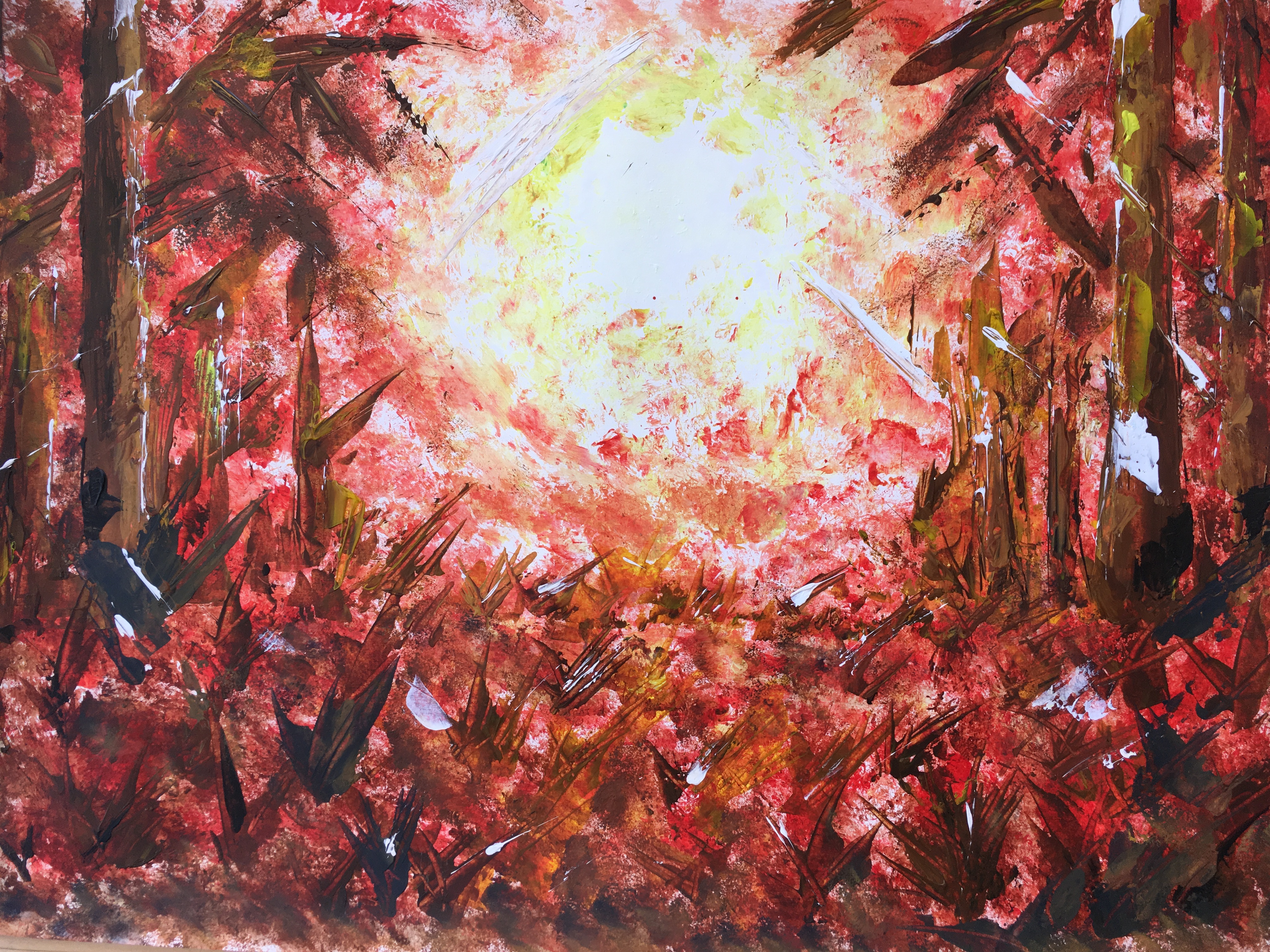 Acrylic on paper 23.4"x16.5"