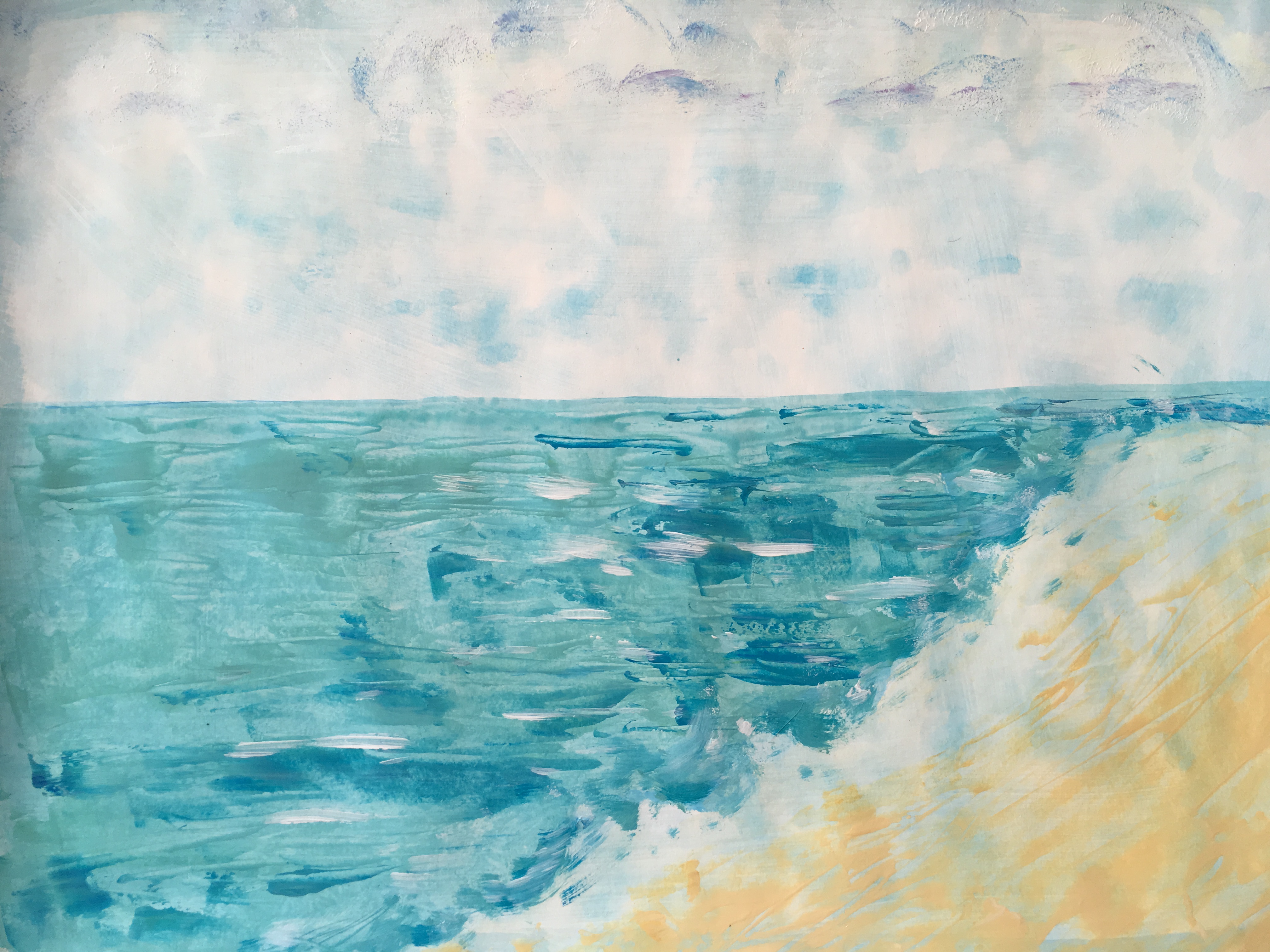 Acrylic on paper 23.4"x16.5"