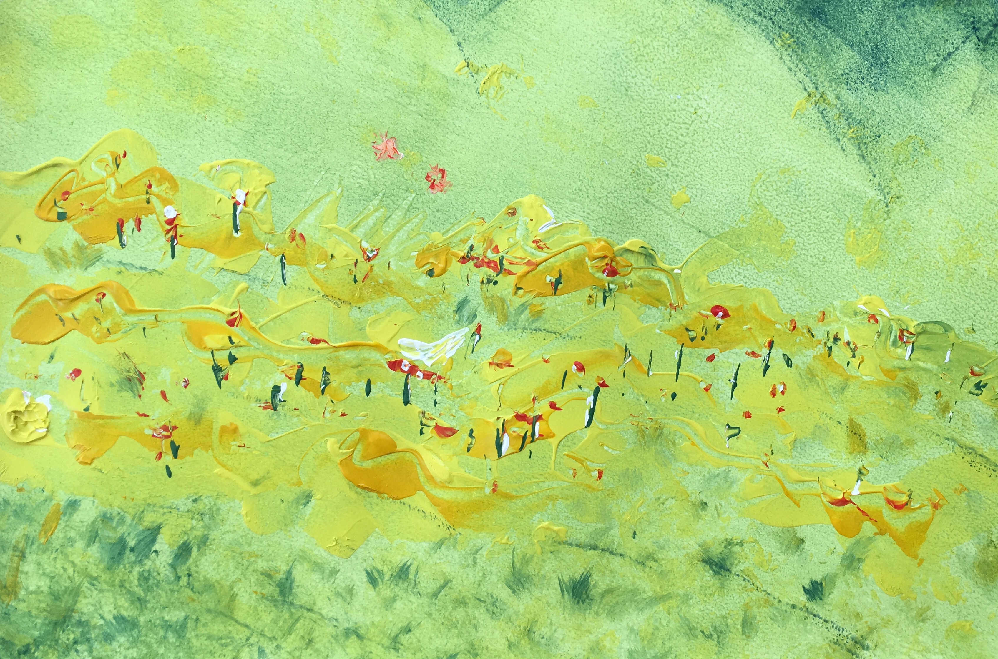 Acrylic on paper 23.4"x16.5"