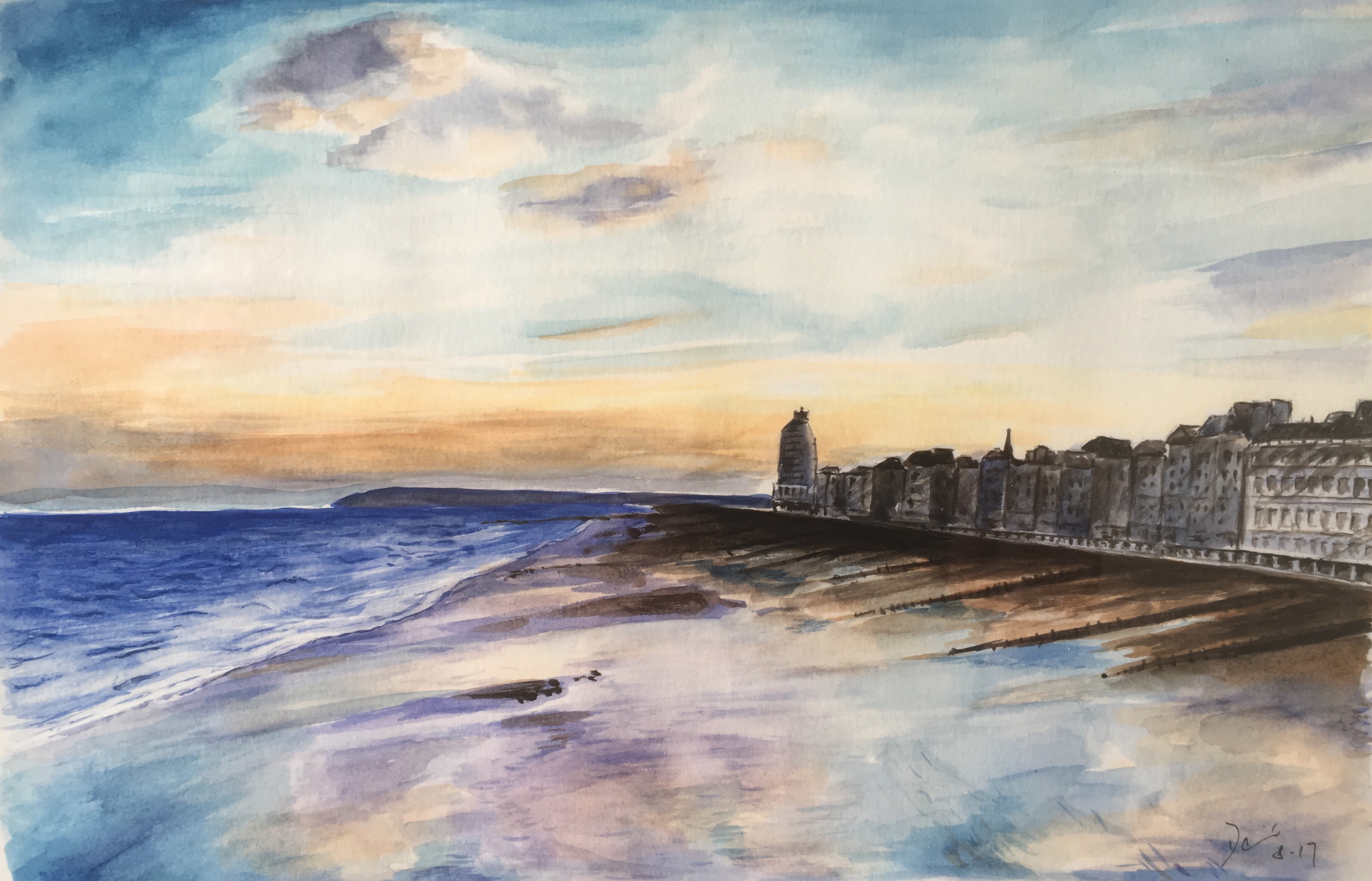 Watercolor 11.7"x8.27"