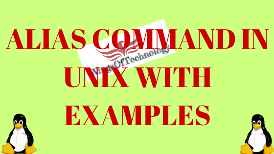 UNIX-alias-COMMAND-AND-EXAMPLES