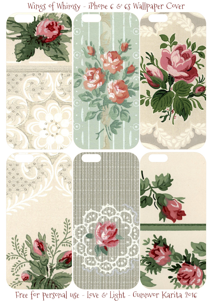Gratis Scarica immagini Vintage Wallpaper Iphone 6 6s Covers No 4 Of 18 Wings Of Whimsy aggiornato saluti