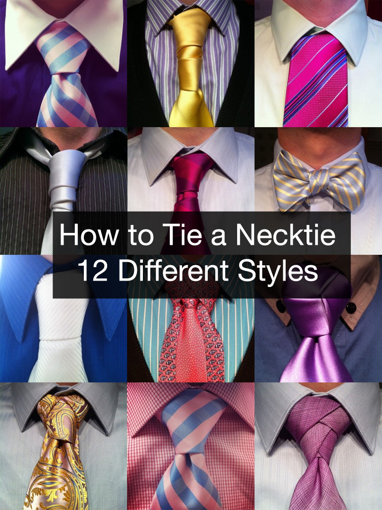 necktie tying methods