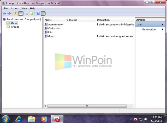 Cara Mengaktifkan dan Mematikan Akun Administrator Built-in Windows 7 |  WinPoin