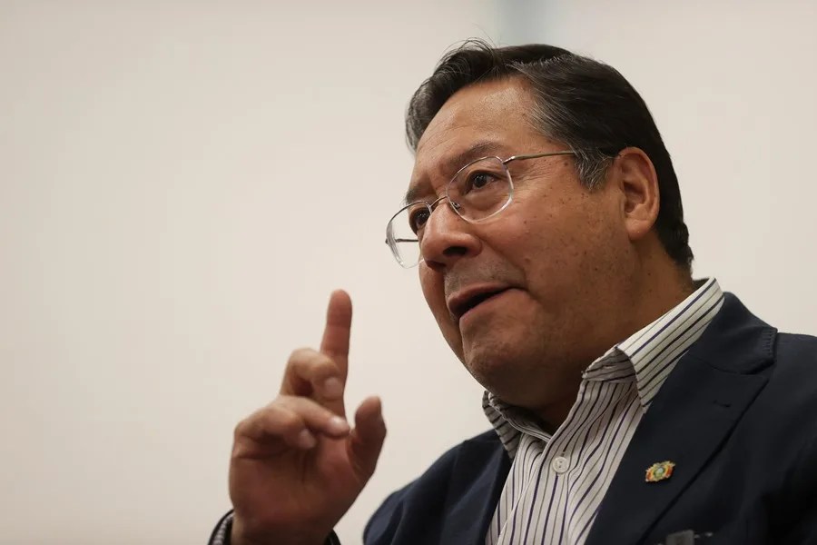 Fotografía de archivo del presidente de Bolivia, Luis Arce.