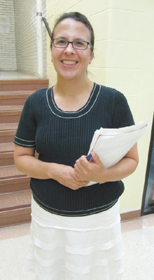 Marcie Moline, chairperson of the Winthrop Is Worth It committee.